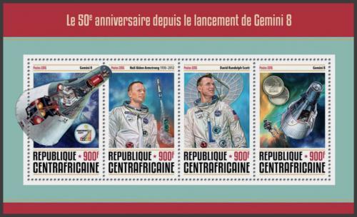 Potovn znmky SAR 2016 Mise Gemini 8 Mi# 6415-18 Kat 16