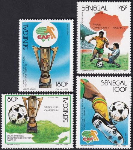 Potovn znmky Senegal 1988 Africk pohr Mi# 973-76 kat 8