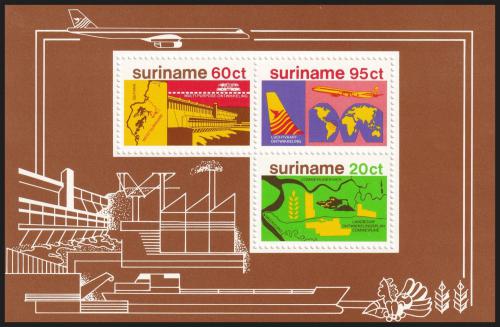 Potovn znmky Surinam 1978 Rozvoj Mi# Block 21