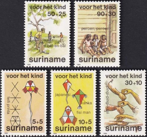 Potovn znmky Surinam 1984 Dtsk hry Mi# 1108-12