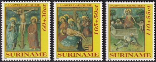 Potovn znmky Surinam 1992 Velikonoce Mi# 1400-02 Kat 7