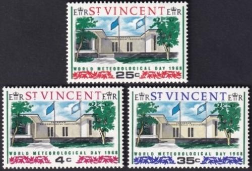 Potovn znmky Svat Vincenc 1968 Meteorologick stanice Mi# 235-37