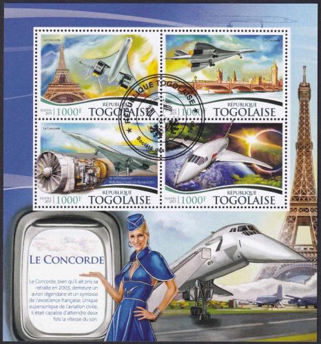 Potovn znmky Togo 2015 Concorde 2A Mi# 6804-07 Kat 16 