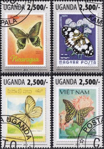 Potovn znmky Uganda 2013 Motli 1B Mi# 3127-30 Kat 12