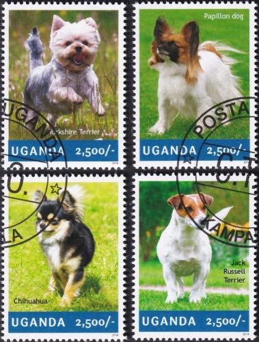 Potovn znmky Uganda 2014 Mal psi 1B Mi# 3310-13 Kat 12