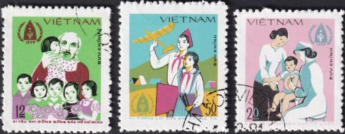 Potovn znmky Vietnam 1979 Mezinrodn rok dt Mi# 1040-42